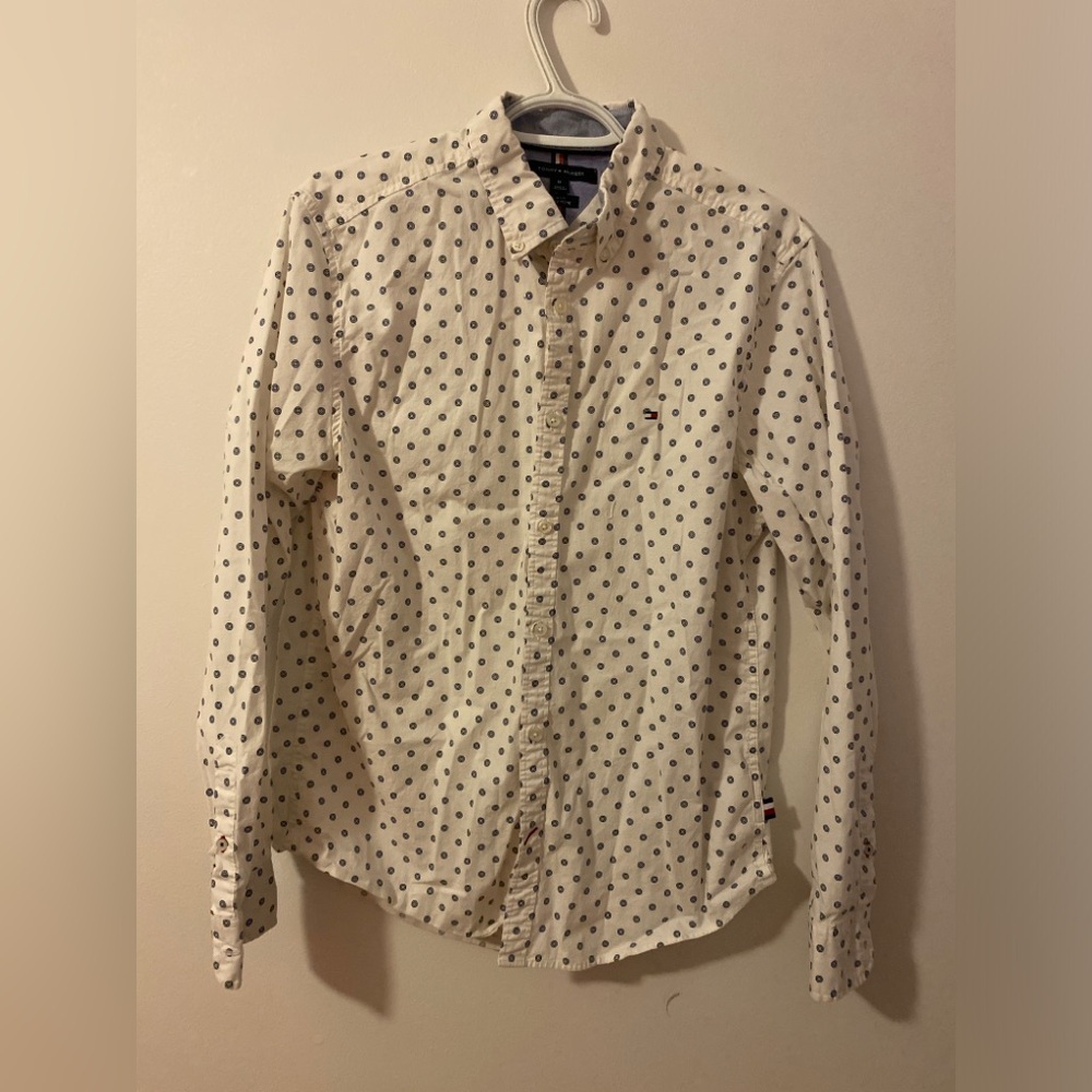 Tommy Hilfiger Button Down Dress Shirt Medium
